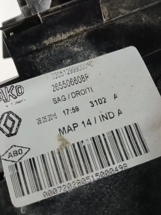 Original Höger Bakre Lampa Renault Clio IV HB image 3