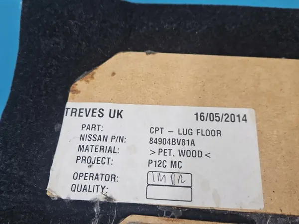 OEM 84904BV81A Kofferbakmat voor Nissan Juke I F15 image 3