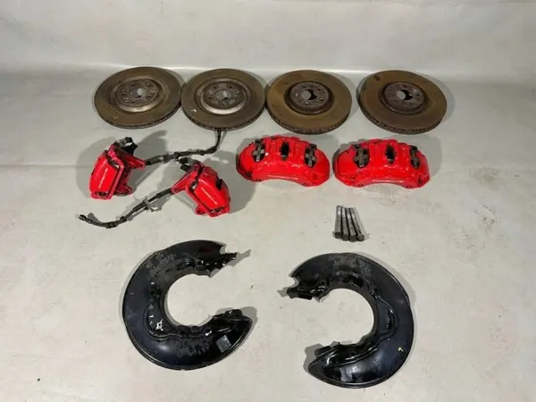 Conjunto de pinças e discos Porsche Macan OEM 95B615124J image 2