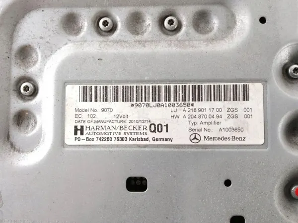 Amplificador Mercedes CLS W218 OEM A2189011700 image 4