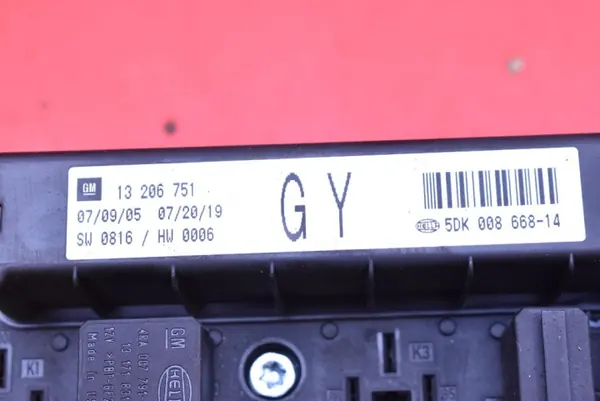 IMMO Computer Set OEM 12230740 FAHF Opel Astra III image 3