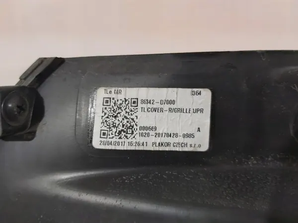 Couvre-courroie avant OEM 86342-D7000 Hyundai Tucson III image 3