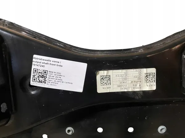 OEM 6891262 Vorderachsfedern BMW X3/X4 image 4