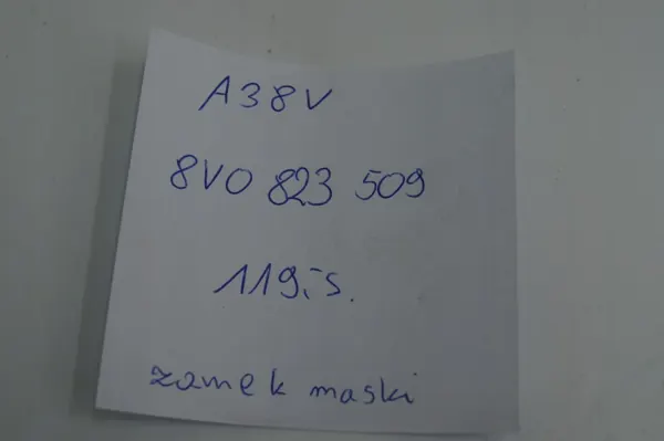 OEM 8V0823509 Etukannen lukko Audi A3 S3 8V:lle image 4