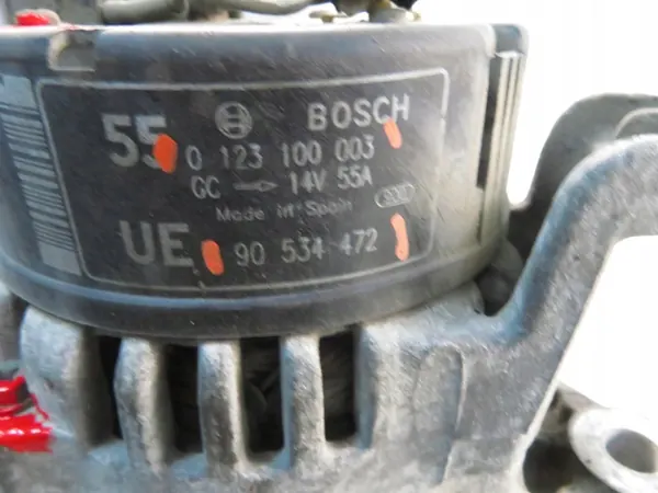 Vaihtovirtageneraattori Opel Corsa B Agila 1.0B 55A 0123100003 image 5