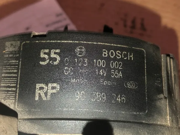 Vaihtovirtageneraattori Opel Corsa B Agila 1.0B 55A 0123100003 image 8