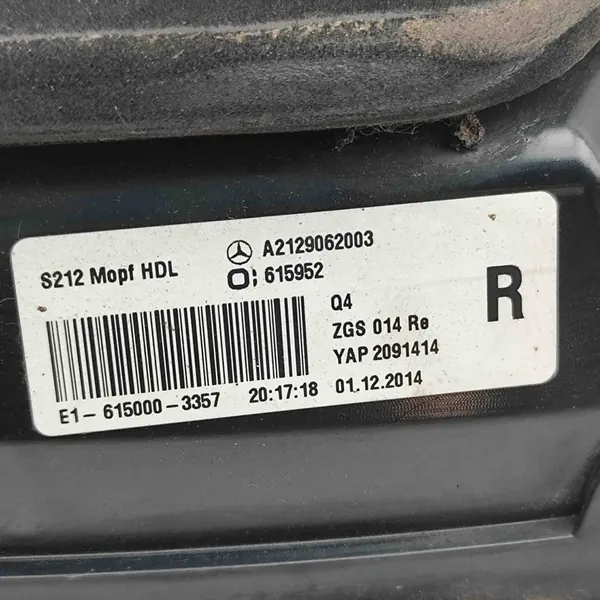 Rechter achterkleplamp MERCEDES-BENZ E (W211) A2129062003 image 8
