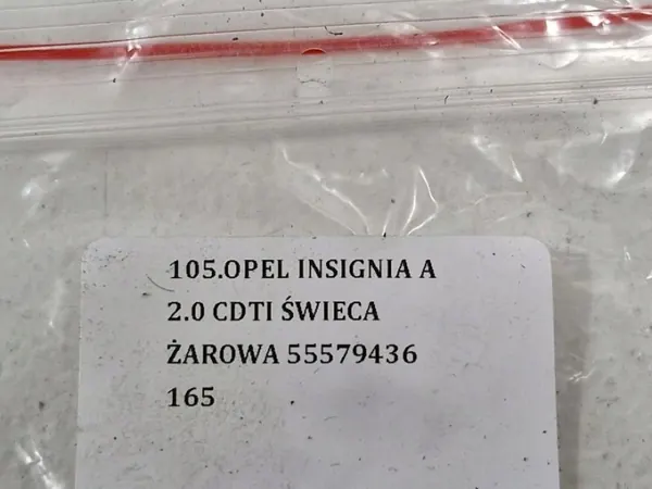 Opel OE hehkutulppa OEM 55579436 Insignia A 2.0 CDTI image 7