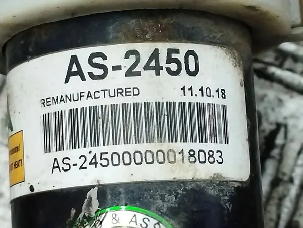 Amortisseur pneumatique avant Mercedes-Benz ML W164 2010 image 2