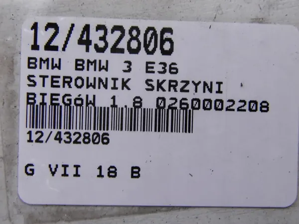 BMW 3 E36 Vaihteiston Ohjausyksikkö image 4