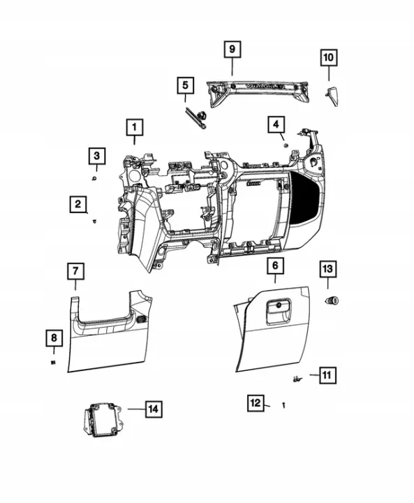 Kahva Jeep Wrangler JL/Gladiator JT OEM 6AB06TX7AD image 3