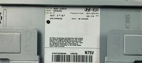 Autoradio Kia Stinger OEM 96560J5750FHN image 8