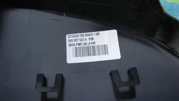 OEM 6V0857537A Vasen Peilipeite Skoda Fabia Rapid image 5