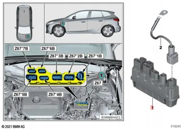 Module de commande d'alimentation OEM 7952991 BMW image 5