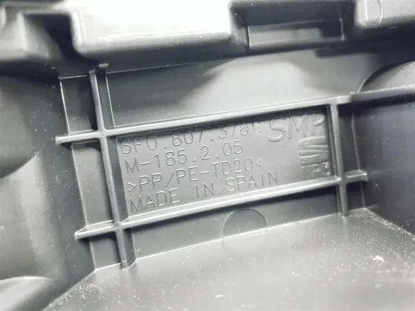 SEAT IBIZA V 6F0 Deslizamento de Para-choque Direito Traseiro 6F0807378C image 4
