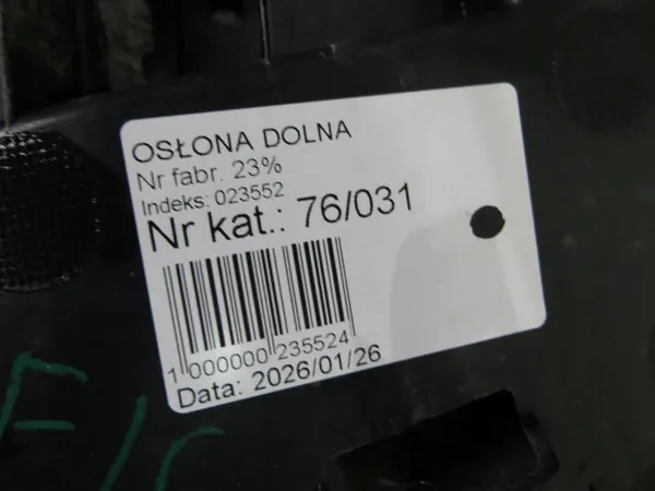 OEM 601974462R Cache Pare-chocs Avant Trafic Vivaro III image 8