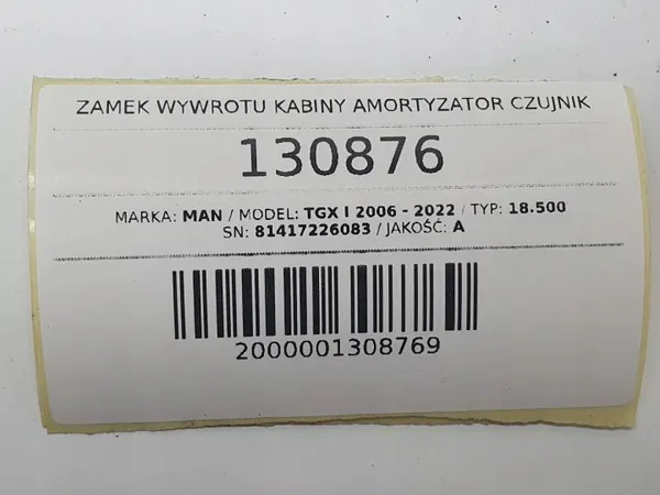 OEM 81417226083 Ohjaamon Jousitustunnistin image 8
