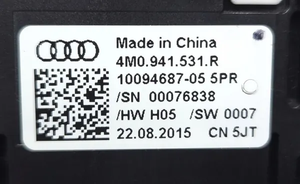 Audi Q7 Nachtsicht Controller OEM 4M0907547A image 7