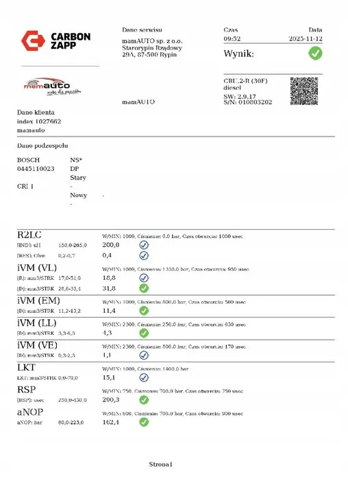 Dieselinjektor A6600700187 Smart Fortwo 0.8 CDI image 3