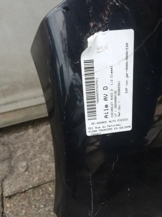 Höger Framskärm Chevrolet Aveo II T300 11- image 4