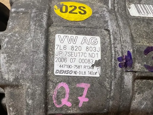 Compressore AC AUDI Q7 4L 3.0 TDI 7L6820803J image 10