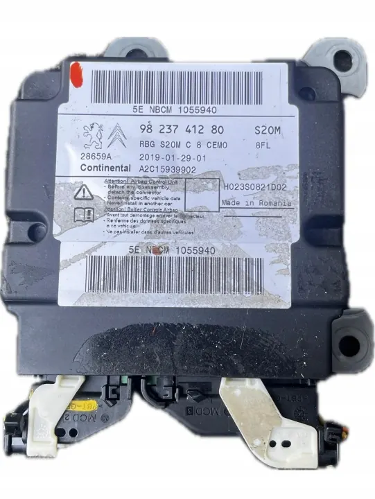 Módulo Sensor Airbag OEM 9823741280 para Citroen Berlingo IV image 2