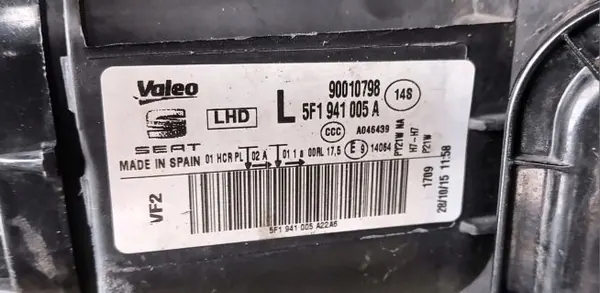 SEAT LEON III Farol Esquerdo 5F1941005A image 5