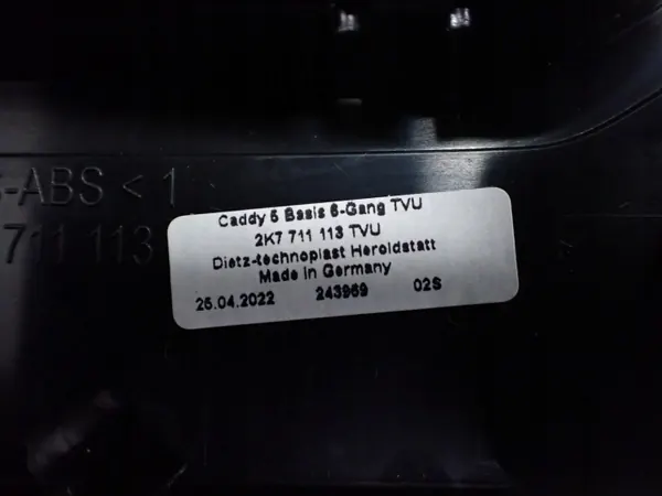 Pookknop set OEM 2K7711113 voor VW Caddy V image 6