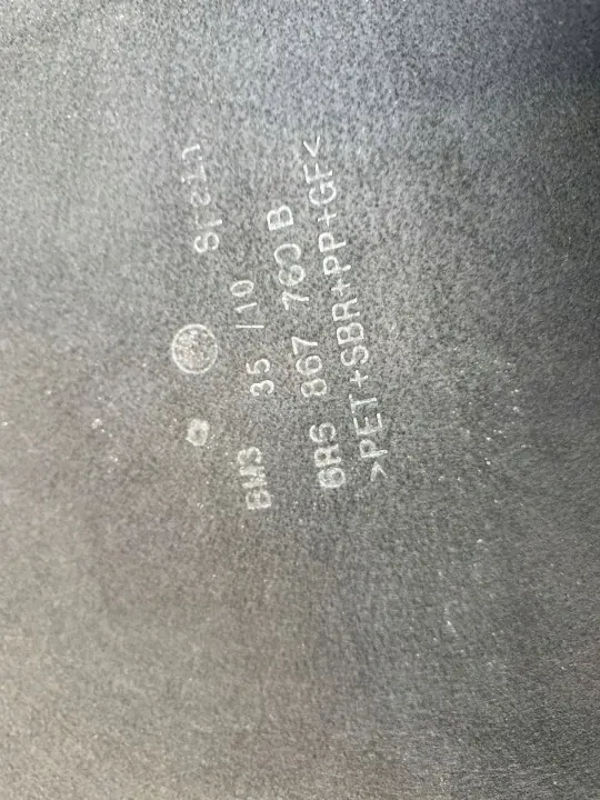 Kofferraumablage VW Polo V 6R OEM 6R6867760B image 3