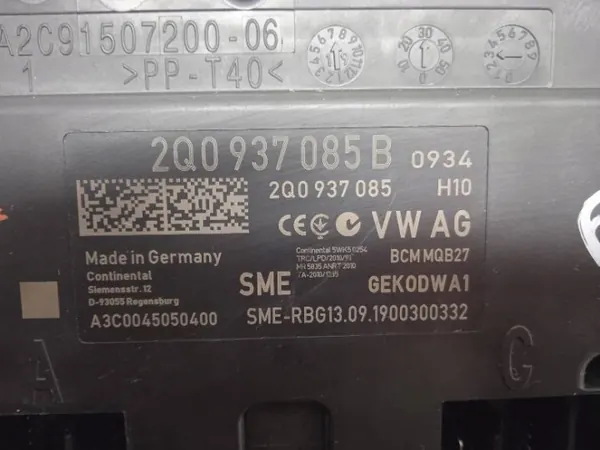 Módulo BCM OEM 2Q0937085B para Skoda Fabia III image 3