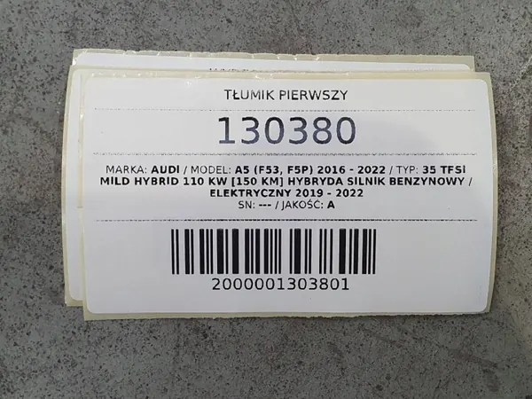 Mittel-Schalldämpfer OEM 4K0253211A Audi A5 image 6