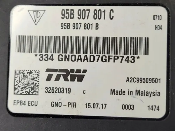 Handbremssteuergerät Porsche OEM 95B907801B Gebraucht image 4