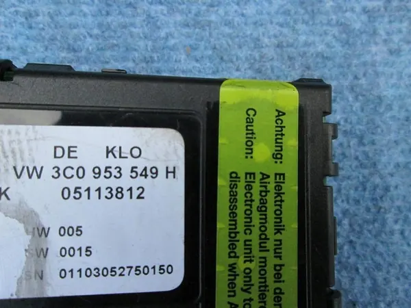 Brytar Modul VW Passat B6 3C 3C0953549H image 3