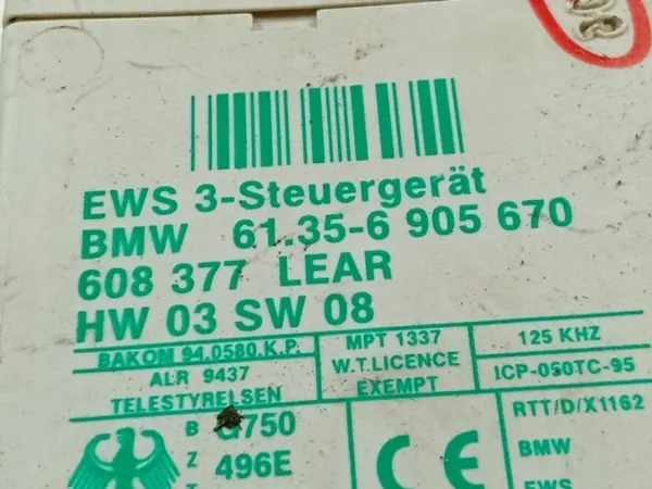 OEM 61356905670 Immobiliserardator för MINI Cooper image 4