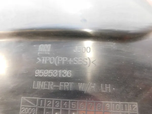 Passaruota Anteriore Sinistro Chevrolet Cruze 09- image 6