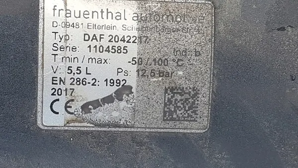 Réservoir d'air 5,5L DAF XF 106 Lift image 3