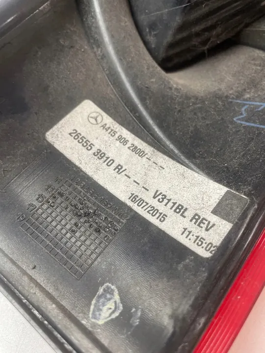 Linker achterlichtlens Mercedes Citan W415 A4159062800 image 10