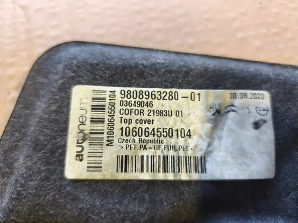 OEM 9808963280 Cubierta Superior Motor 1.5 D image 3