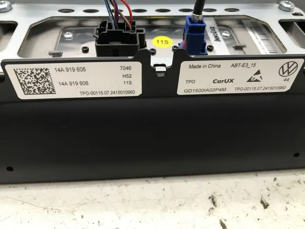 Pantalla de radio OEM 14A919606 para VW Tiguan III 2025 image 10