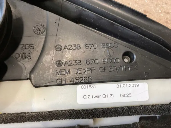 Vidro traseiro carroçaria Mercedes-Benz E W238 OEM A2386709000 image 7