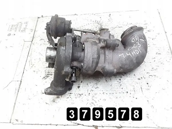 Turbocompressor usado para Citroen C3 1.4 HDi 2004 image 3