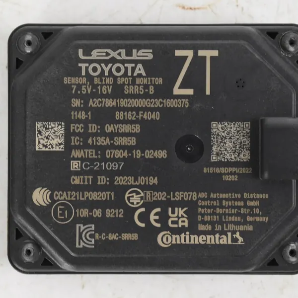 Sensor ponto cego OEM 88162-F4040 traseiro direito image 3