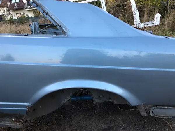 W126 COUPE SEC Heckkotflügel & Bodenblech OEM Set image 5
