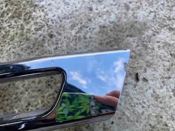 MERCEDES ML W166 MARCO CHROMADO DERECHO OE image 4