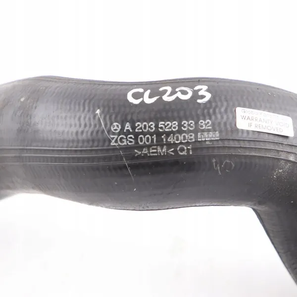 Intercooler-letku Mercedes W203 A2035283382 image 2