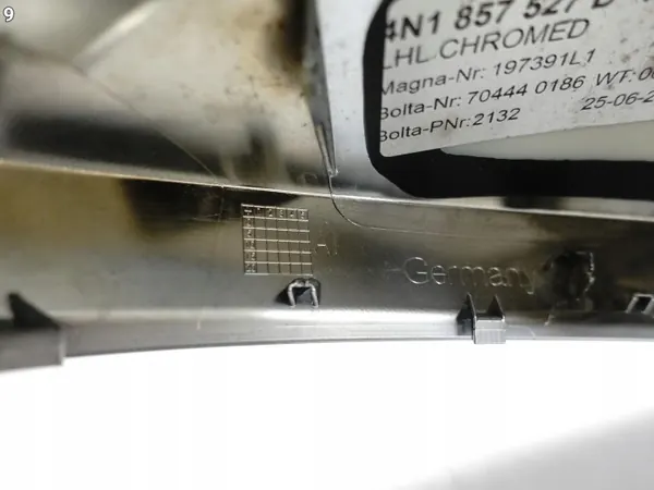 OEM 4N1857527D Carcasa Espejo Izquierdo Aluminio Mate image 10