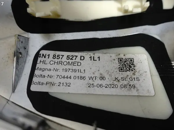 OEM 4N1857527D Carcasa Espejo Izquierdo Aluminio Mate image 8