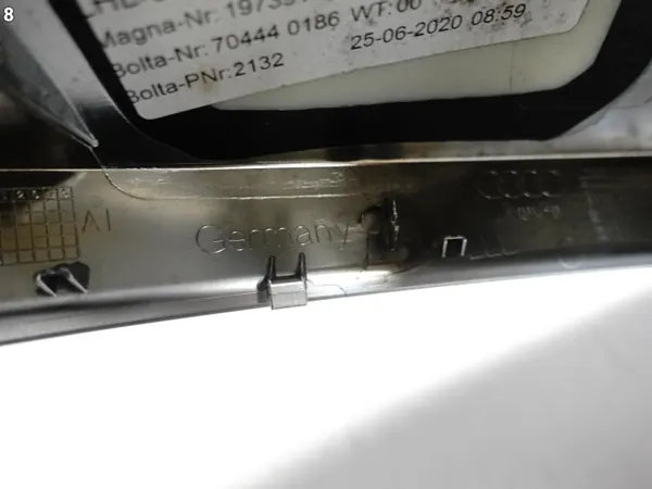 OEM 4N1857527D Carcasa Espejo Izquierdo Aluminio Mate image 9