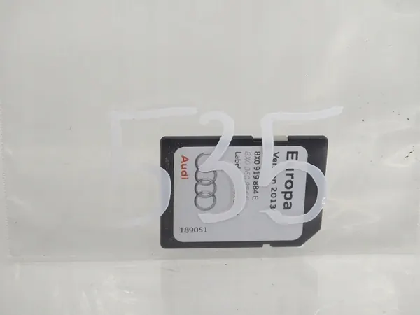 Carte SD OEM 8X0919884E pour Audi Navigation Cartes Europe image 3