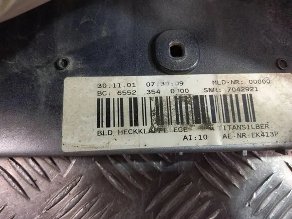 Garniture de hayon BMW 7 (E65, E66, E67) 7042921 image 3